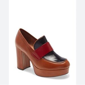 Jeffrey Campbell Scholar Platform Loafer SZ 6.5